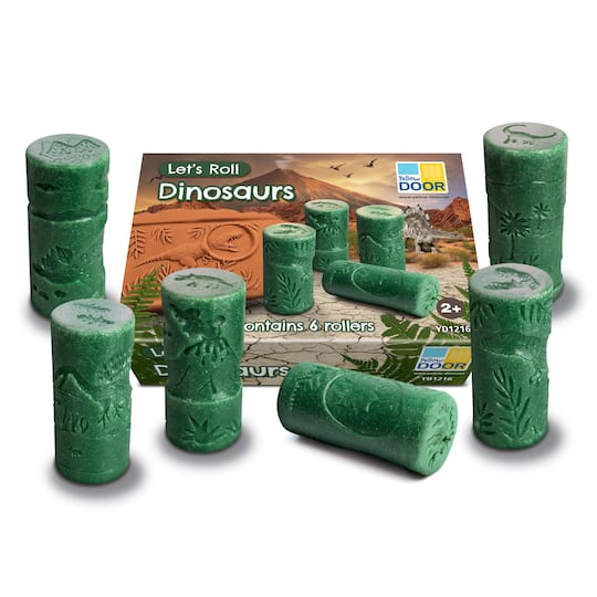 Yellow Door 2.75" Let's Roll Dinosaurs Roller Set